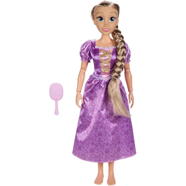 Disney Prinzessin Rapunzel Puppe 81 cm mit lila Kleid und Haarschmuck