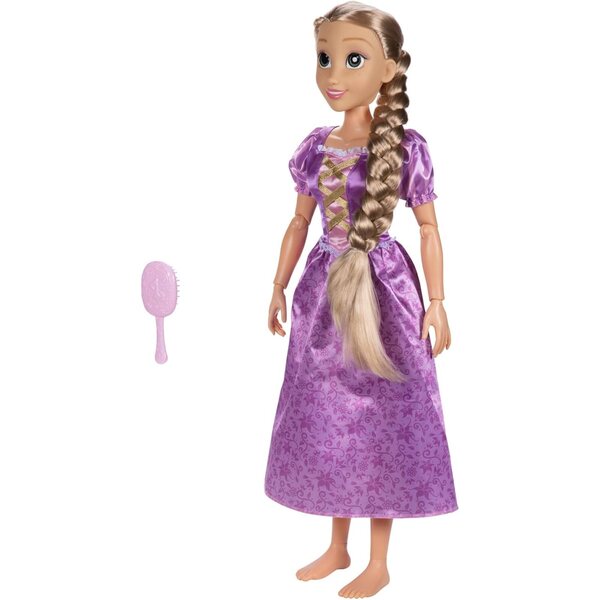 Disney Prinzessin Rapunzel Puppe 81 cm mit lila Kleid und Haarschmuck