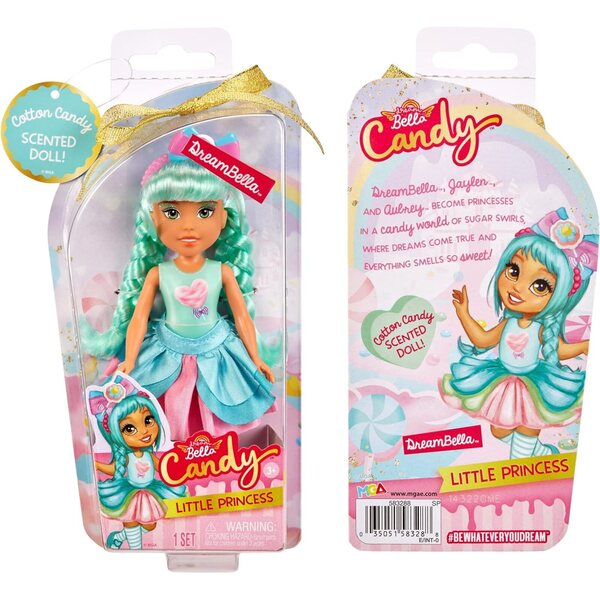 Dream Bella Kleine Candy Prinzessin 14 cm mit Cotton Candy Parfüm und Accessoires