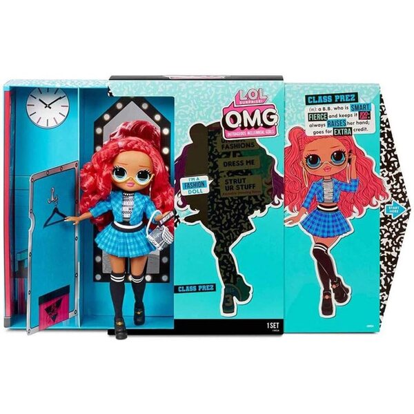 L.O.L. Überraschung! OMG. Serie 3 – Set mit 20 Überraschungen und Puppe 27 cm, Modeaccessoires
