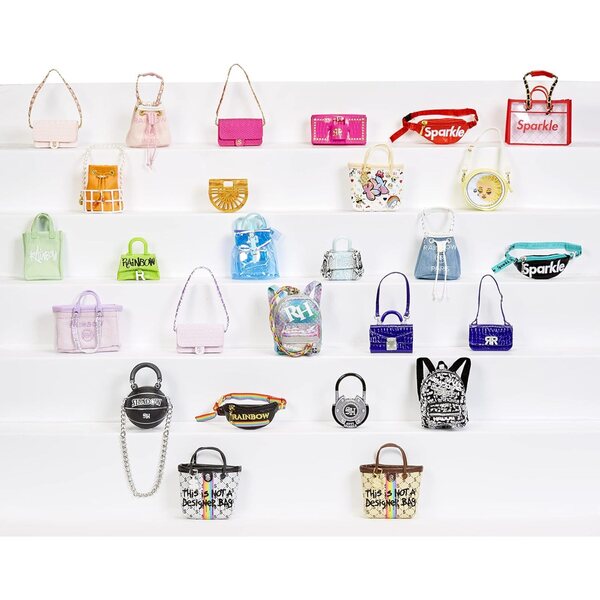 Rainbow High Mini Accessories Studio Handtaschen mit über 25 sammelbaren Modeaccessoires