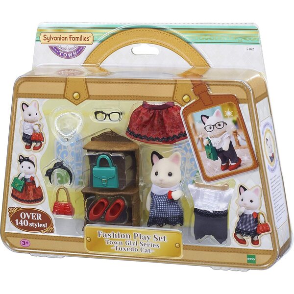 Set Fashion Smoking Gatto Sylvanian Families - Abiti e Accessori Town Girl