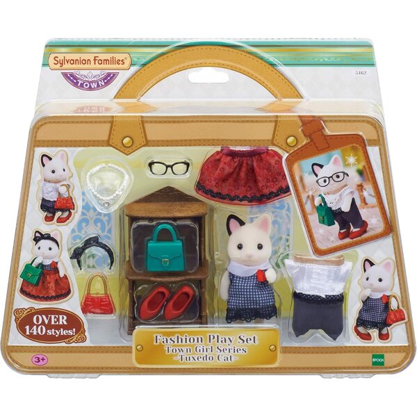 Set Fashion Smoking Gatto Sylvanian Families - Abiti e Accessori Town Girl