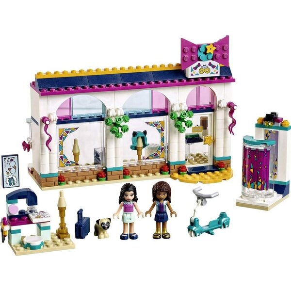 LEGO 41344 Friends Andreas Accessoire-Laden set per bambini 6-12 anni, 294 pezzi