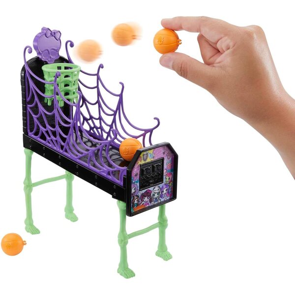 Monster High Studenten-Lounge: Set con mobili, giochi e accessori per bambini dai 4 anni