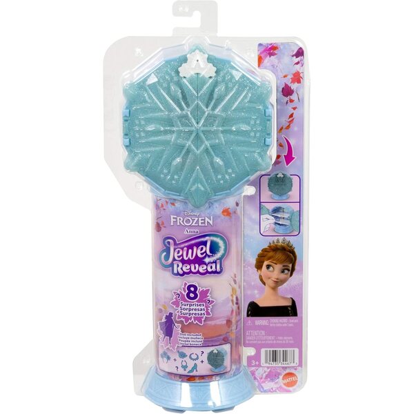 Mattel Disney Die Schneekönigin Anna mit 8 Überraschungen und Accessoires, inspiriert vom Film