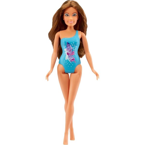 Dream Ella Splash 29 cm, Modepuppe mit braunen Haaren und Feen-Badeanzug