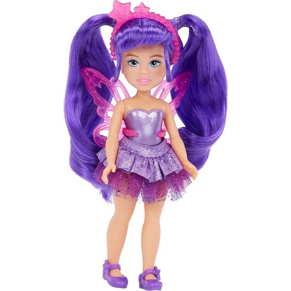 Dream Bella Farbwechsel Surprise Little Fairies – Aubrey Mini-Puppe mit 9+ Überraschungen und Zubehör