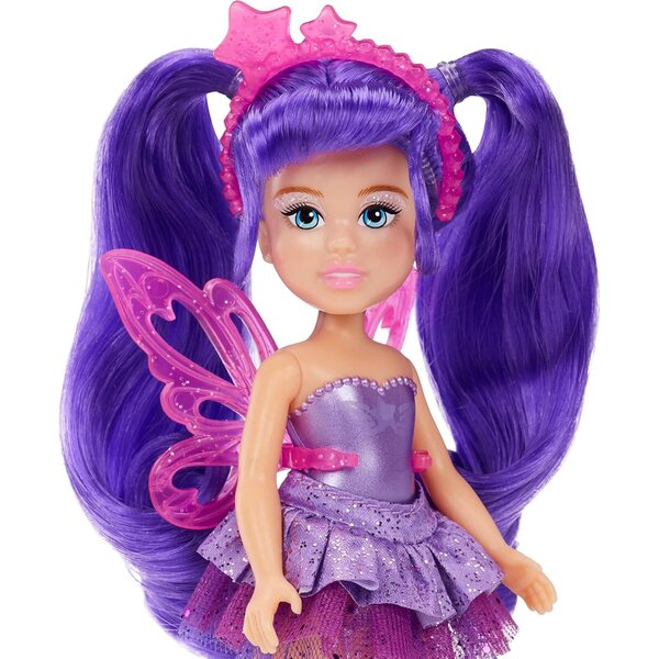 Dream Bella Farbwechsel Surprise Little Fairies – Aubrey Mini-Puppe mit 9+ Überraschungen und Zubehör