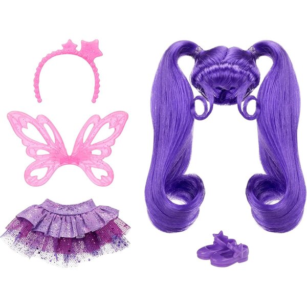 Dream Bella Farbwechsel Surprise Little Fairies – Aubrey Mini-Puppe mit 9+ Überraschungen und Zubehör