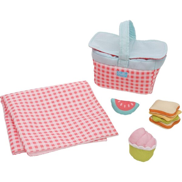 Stella Collection Picknick-Set für Puppen 30-38 cm | Weiches und sicheres Spielzubehör