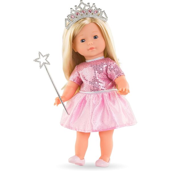 Corolle Princess Geburtstagsset für 36 cm große Puppe mit Kleid und Accessoires