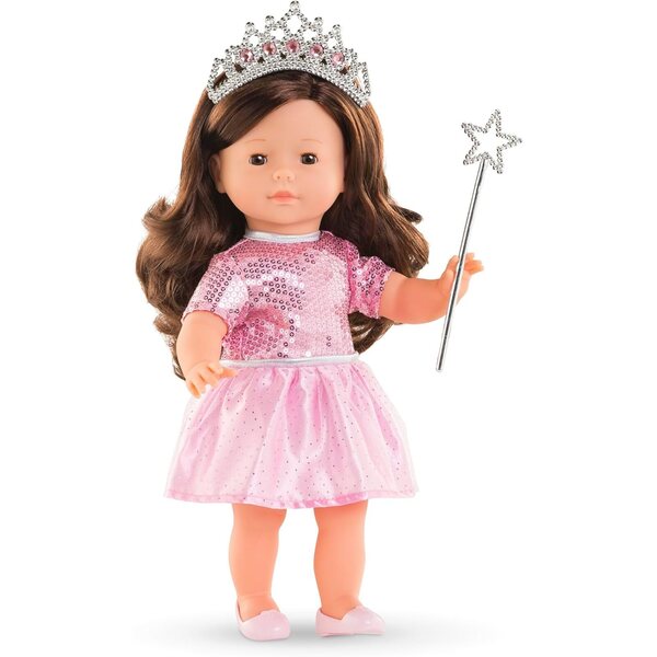 Corolle Princess Geburtstagsset für 36 cm große Puppe mit Kleid und Accessoires