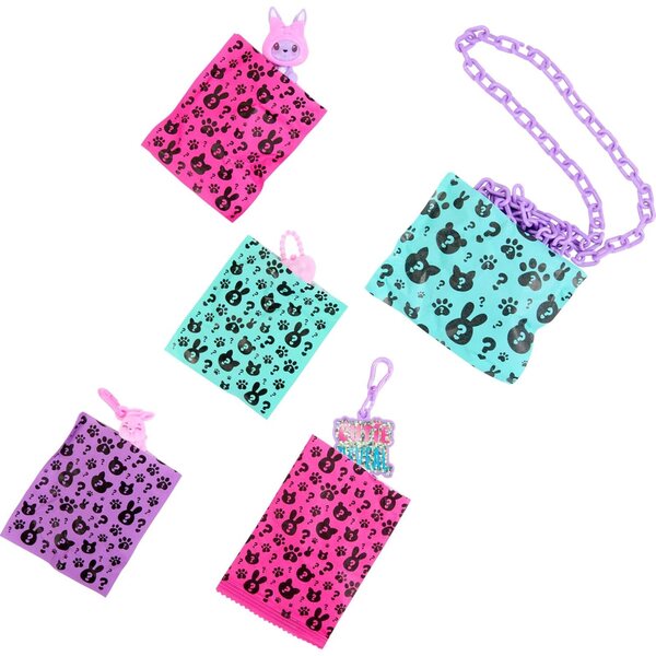 Cutie Reveal Winter Sparkle: Portafoglio color reveal con peluche nascosto e accessori
