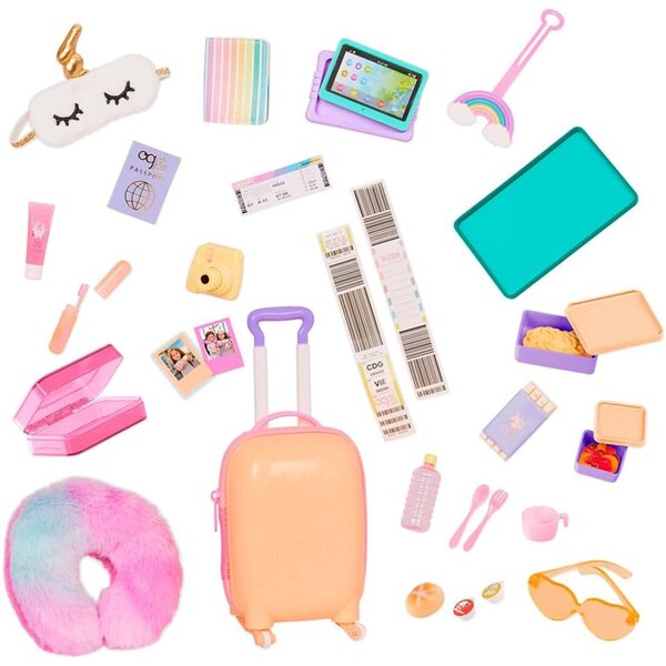 Our Generation Set Viaggio per Bambole 46 cm con Koffer e Accessori Completi
