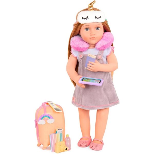 Our Generation Reiseset für 46 cm große Puppen mit Koffer und komplettem Zubehör