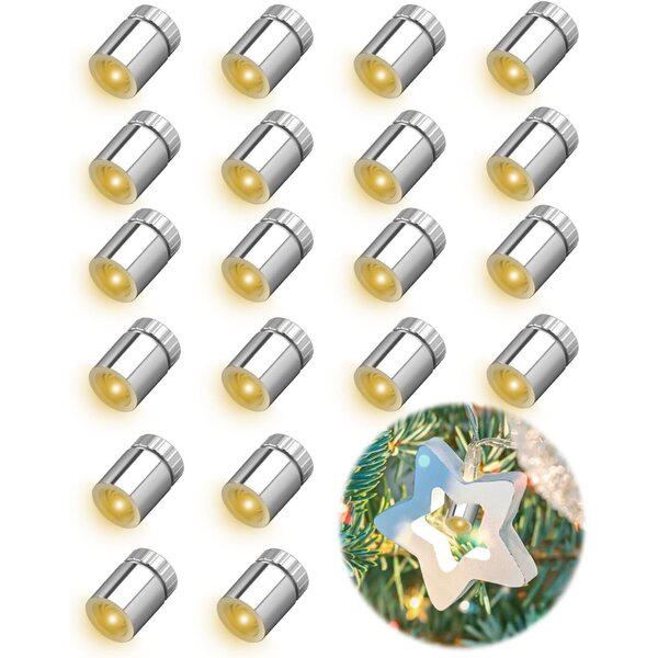 Yuio 20 Mini-LED-Batterielichter, warme Lampen für DIY-Dekorationen