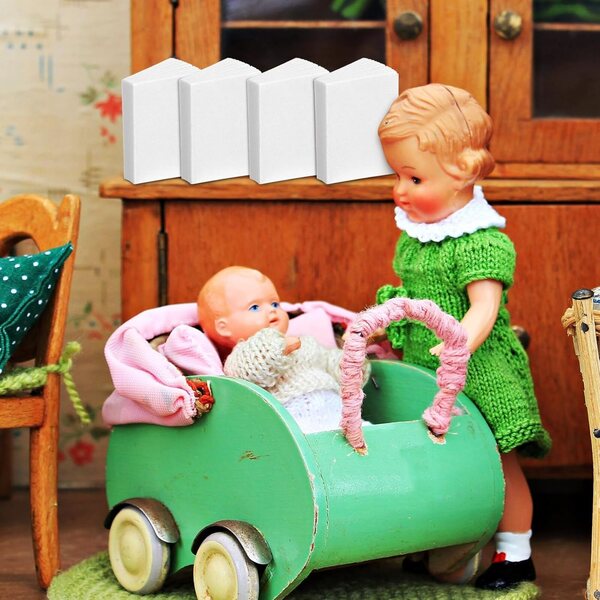 YARNOW 100 Mini-Libri Bianchi 1:12 per Decorazioni Casa Bambole e Giochi Bambini