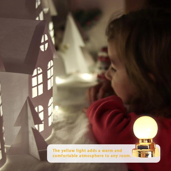 1:12 Puppenhaus Miniatur-LED-Deckenleuchten aus Metall, 2er-Set