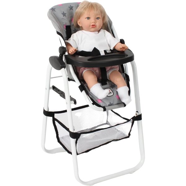 Bayer Chic 2000 Seggiolone Pieghevole per Bambole Fino a 50 cm - Regolabile e Multifunzione