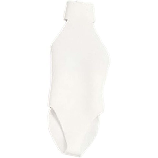 Weißes Badehemd aus Stoff für 1:12-Figuren, ideal für 15-cm-Puppen