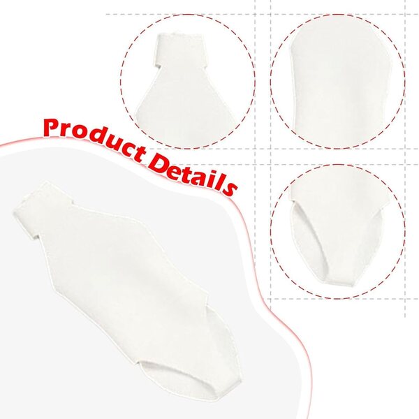 Weißes Badehemd aus Stoff für 1:12-Figuren, ideal für 15-cm-Puppen