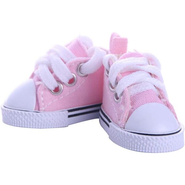 Filfeel Scarpe per Bambole 14 Pollici, Facili da Indossare e Lavare, Rosa