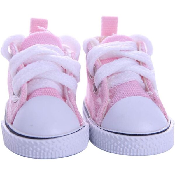 Filfeel Scarpe per Bambole 14 Pollici, Facili da Indossare e Lavare, Rosa