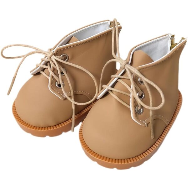 niannyyhouse 38 cm Puppen-Lederschuhe, braunes Stofftier-Zubehör