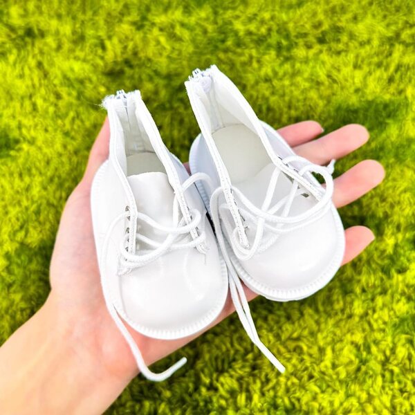 niannyyhouse 38 cm Puppen-Lederschuhe, braunes Stofftier-Zubehör
