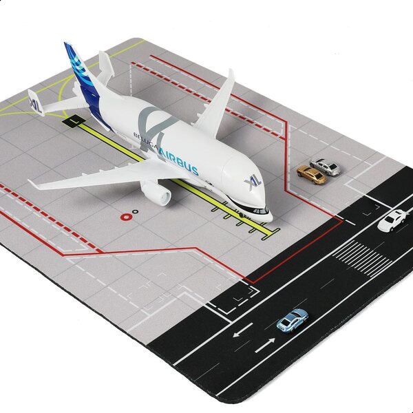 1/300 A330 Beluga XL1 Kit de modélisation d'avion en métal moulé sous Pression avec Support (7,7") pour A330-744L Super Transport Beluga, modèles d'avions à Collectionner pour Les