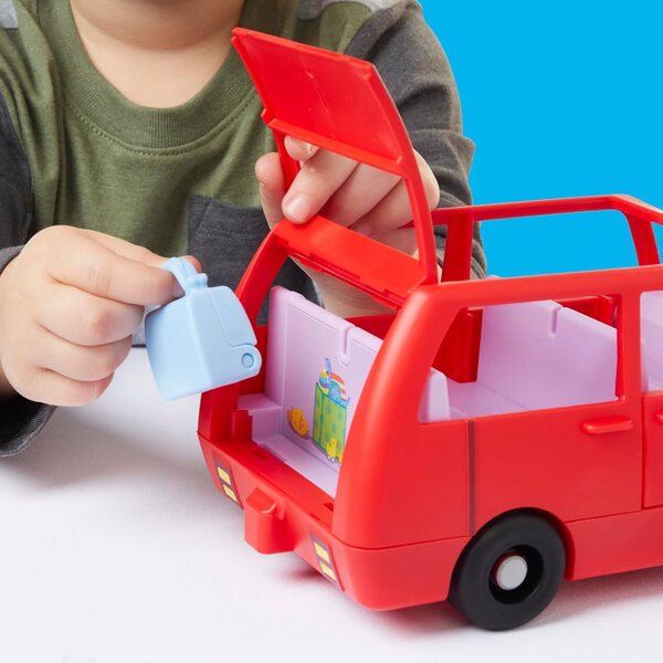 Peppa Pig La Grande Voiture Familiale mit 2 Figuren und Kreativspiel für Kinder ab 3 Jahren
