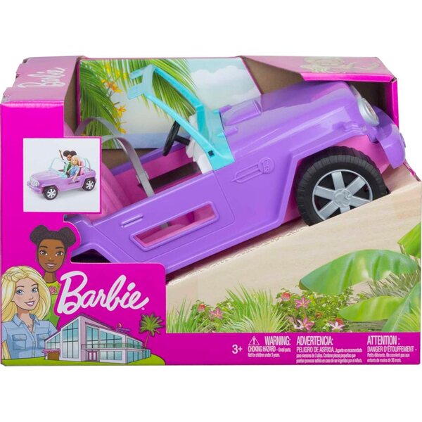 Barbie Buggy Decapotable Geländewagen Lila, Blau und Rosa Kinderspielzeug