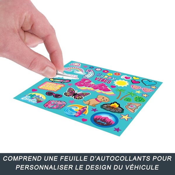 Hot Wheels Veicolo Radiocomandato Barbie Grand Véhicule Tout-Terrain per 2 Bambole