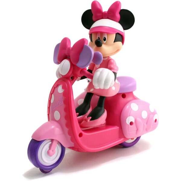 Minnie Disney Funkgesteuerter Motorradroller mit Beiwagen und integrierten Figuren