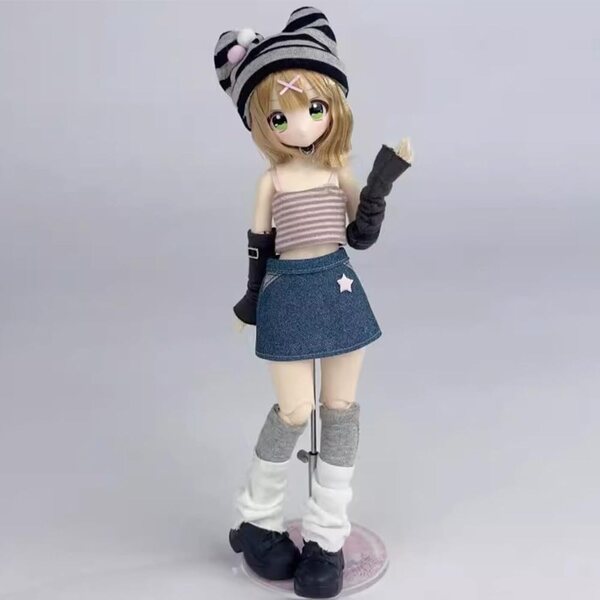 Lot de 6 figurines articulées niannyyhouse BJD Denpa Girl - Collection Blind Box