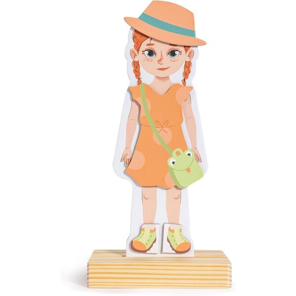Hape Holzpuzzle – 66 magnetische Teile zum Verkleiden von Jungen und Mädchen ab 3 Jahren