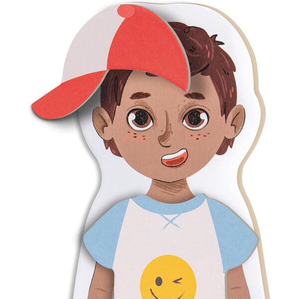 Hape Holzpuzzle – 66 magnetische Teile zum Verkleiden von Jungen und Mädchen ab 3 Jahren