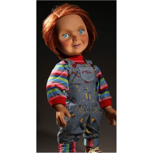 Chucky Mezco Toys Talking Good Guy Souriant Puppen 38 cm mit Sound