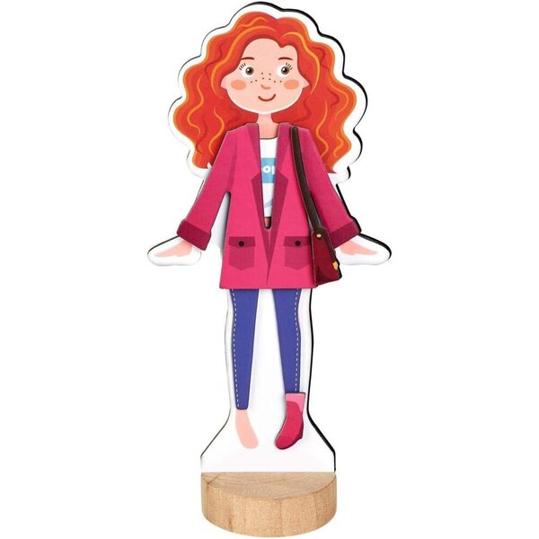 Moses Coiffeuse con 31 Abiti e Accessori Magnetici per Bambine Creatività e Gioco