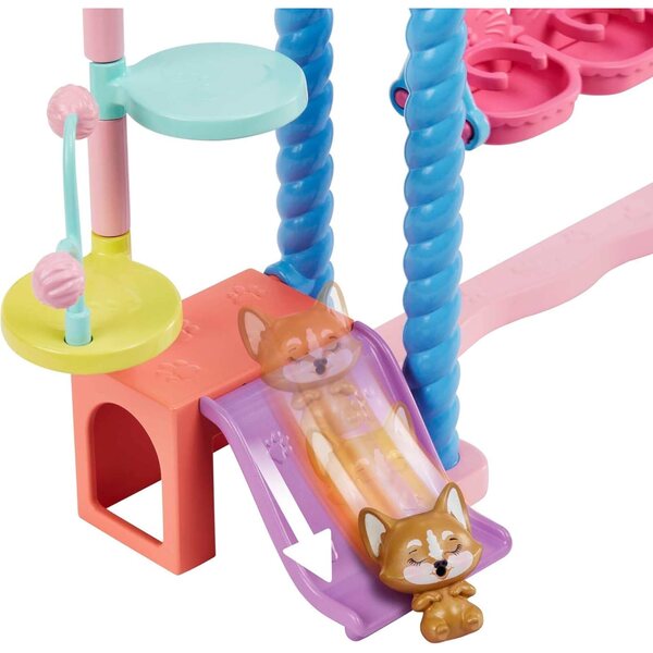Enchantimals-Kinderzimmerset mit Starley Stork-Puppe und 4 Tieren