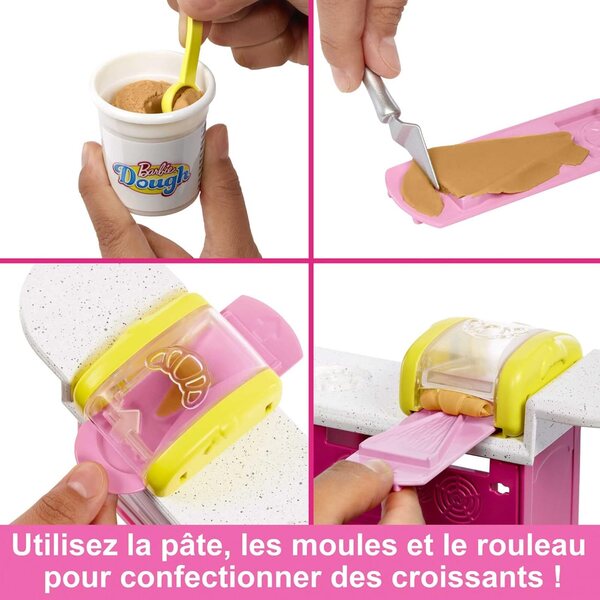 Barbie It Takes Two Gebäckschachtel mit 18 Zubehörteilen und 3 Farben Modelliermasse
