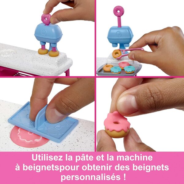 Barbie It Takes Two Gebäckschachtel mit 18 Zubehörteilen und 3 Farben Modelliermasse