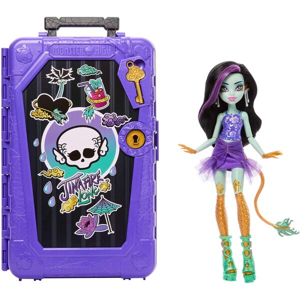 Monster High Monstrueux Secrets Jinafire Long Box Set mit über 19 Reiseüberraschungen