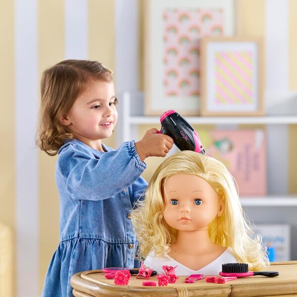 Scatola Acconciatura Corolle con 14 Accessori per Bambole, ideale per bambine di 3 anni