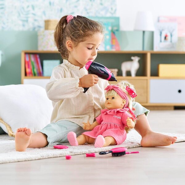 Scatola Acconciatura Corolle con 14 Accessori per Bambole, ideale per bambine di 3 anni