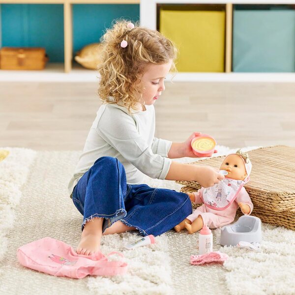 Corolle Grand Cofanetto d'Accessoires per Bambolotto 30cm - Gioco Educativo 18+ Mesi