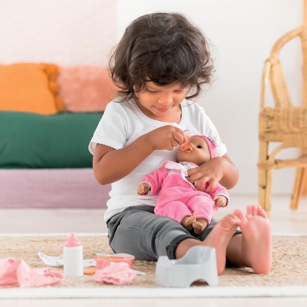 Corolle Grand Cofanetto d'Accessoires per Bambolotto 30cm - Gioco Educativo 18+ Mesi