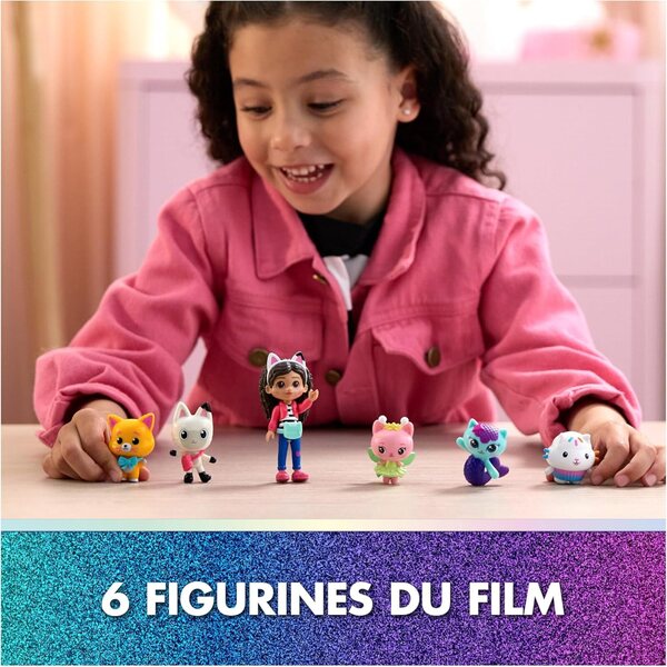Gabby und das Zauberhaus – Boxset mit 6 Figuren mit Zubehör und interaktivem Spiel