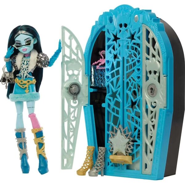 Monster High Monstrueux Secrets Frankie Stein mit über 19 glamourösen und anziehenden Überraschungen